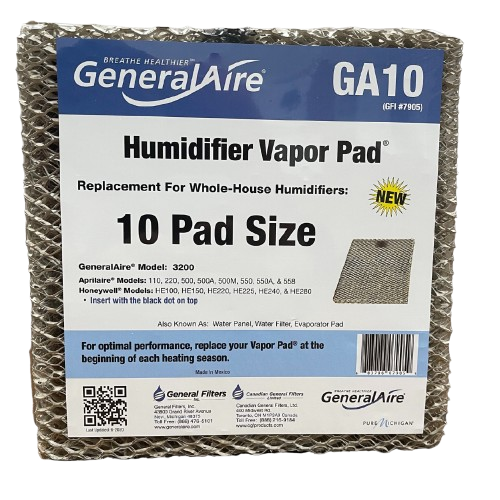 GA-10 Humidifier Evaporator Pad