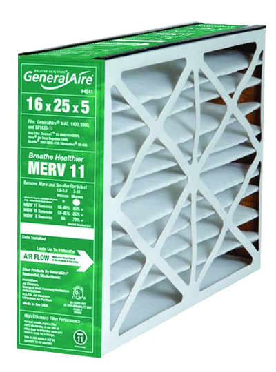 GF-4541 MERV 11 - Pleated Filter (16" x 25" x 5")